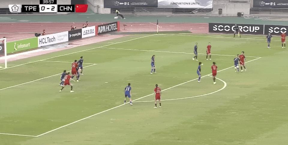 Hiệp một Cúp bóng đá nữ Đông Á: Shao Ziqin và Shen Mengyu ghi bàn, đội tuyển bóng đá nữ Trung Quốc 2-0 đội tuyển bóng đá nữ Đài Bắc Trung Hoa