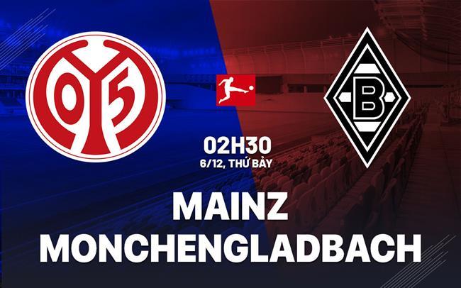 nhan dinh bong da du doan Mainz vs Monchengladbach vdqg duc bundesliga hom nay